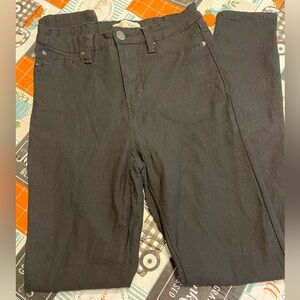YMI skinny high rise black jeans sizee L